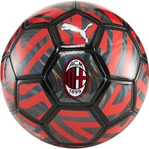 Puma AC MILAN FAN FOTBALL Fotbalový míč, červená, velikost 5