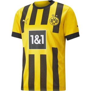 Puma BVB HOME JERSEY REPLICA W/ SPONSOR Pánské fotbalové triko, žlutá, velikost M