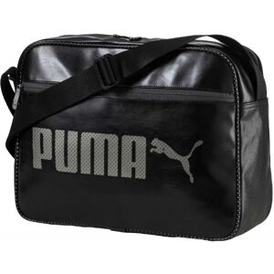 Puma CAMPUS REPORTER Unisex taška, Černá,Šedá, velikost os
