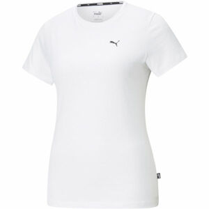 Puma ESS SMALL LOGO TEE Dámské triko, bílá, velikost XL