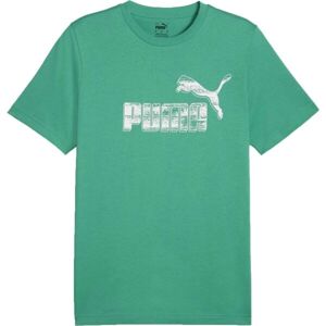 Puma GRAPHIC NO.1 LOGO TEE Pánské triko, zelená, velikost