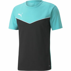Puma INDIVIDUAL RISE JERSEY Fotbalové triko, Světle modrá,Černá,Bílá, velikost XXL