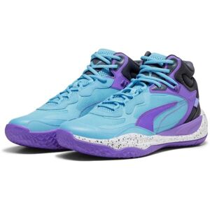 Puma PLAYMAKER PRO MID Pánská basketbalová obuv, světle modrá, veľkosť 44.5