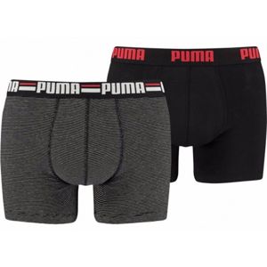 Puma STRIPED 2P - Pánské boxerky