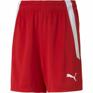 Puma TEAMLIGA SHORTS JR Juniorské šortky, červená, velikost 152