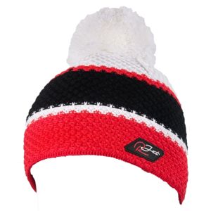 R-JET HRUBĚ PLETENÁ 3P Pánská hrubě pletená čepice, červená, velikost UNI