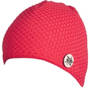 R-JET SPORT FASHION BASIC červená UNI - Dámská pletená pruhovaná čepice