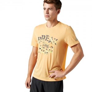 Reebok ESSENTIALS SS TEE žlutá XXL - Pánské běžecké tričko