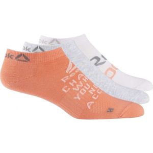 Reebok FOUND W 3P INVISBLE SOCK bílá 43 - 46 - Dámské ponožky