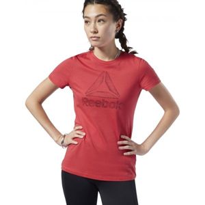 Reebok OPP DELTA Dámské triko, Červená,Černá, velikost XL