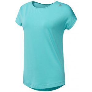 Reebok WOR MESH TEE modrá M - Dámské sportovní tričko