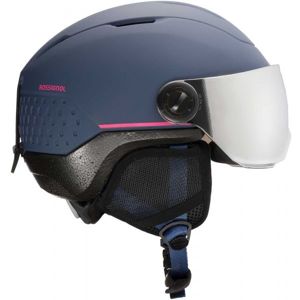 Rossignol WHOOPEE VISOR IMPACTS tmavě modrá (52 - 55) - Dětská lyžařská helma