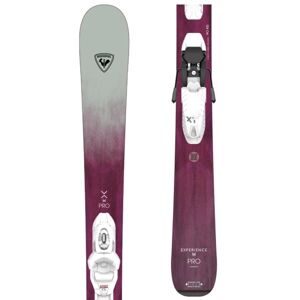 Rossignol EXPERIENCE W PRO KID-X + KID 4 GW Dívčí sjezdové lyže, fialová, veľkosť 140