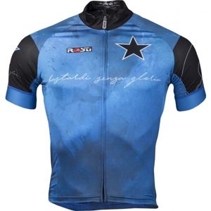 Rosti BASTARDI DL ZIP modrá 5xl - Pánský cyklistický dres