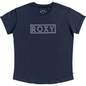 Roxy EPIC AFTERNOON WORD Dámské tričko, Tmavě modrá,Zlatá, velikost XS