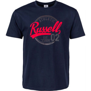 Russell Athletic S/S CREWNECK TEE SHIRT modrá XXL - Pánské tričko