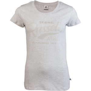 Russell Athletic ORIGINAL S/S CREWNECK TEE SHIRT Dámské tričko, Šedá, velikost M