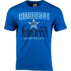 Russell Athletic CHAMPIONSHIP modrá XXL - Pánské tričko