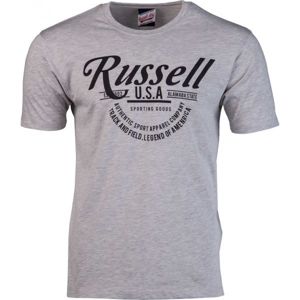 Russell Athletic TRACK AND FIELD šedá XL - Pánské tričko