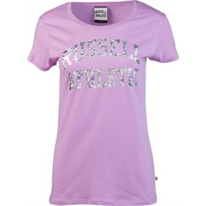 Russell Athletic CLASSIC PRINTED růžová M - Dámské tričko