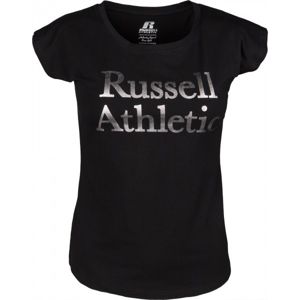 Russell Athletic ATHLETIC  SILVER TEE černá S - Dámské tričko