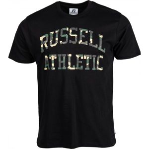 Russell Athletic CAMO PRINTED S/S TEE SHIRT černá L - Pánské tričko