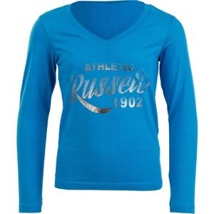 Russell Athletic DÍVČÍ TRIKO modrá 152 - Dívčí stylové tričko