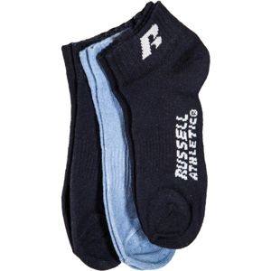 Russell Athletic MILLAR 3 PPK Chlapecké ponožky, tmavě modrá, velikost 23/25
