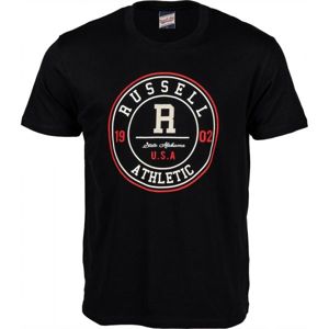 Russell Athletic PÁNSKÉ TRIKO KRUH černá M - Pánské tričko