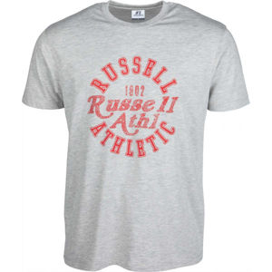 Russell Athletic S/S CREWNECK TEE SHIRT šedá L - Pánské tričko