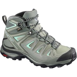 Salomon X ULTRA 3 MID GTX W zelená 5.5 - Dámská hikingová obuv