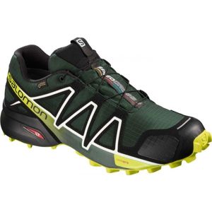 Salomon SPEEDCROSS 4 GTX tmavě zelená 8.5 - Pánská běžecká obuv