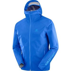 Salomon OUTLINE JKT M modrá M - Pásnká outdoorová bunda