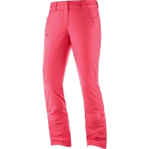 Salomon STORMSEASON Dámské lyžařské kalhoty, růžová, velikost S
