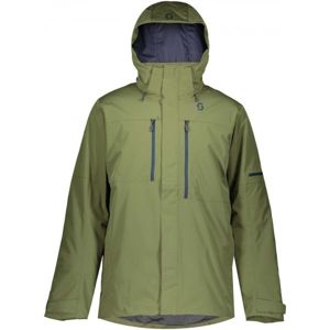 Scott ULTIMATE DRYO 10 JACKET tmavě zelená L - Pánská lyžařská bunda