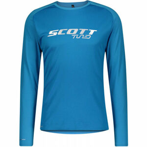 Scott TRAIL TUNED Trailové cyklistické triko, modrá, velikost XXL
