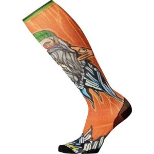 Smartwool PHD SKI ULTRA LIGHT OM WINTER PR oranžová XL - Pánské lyžařské ponožky
