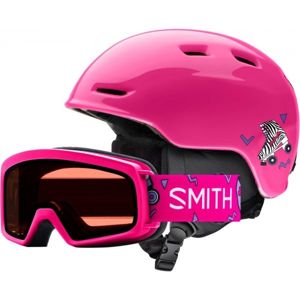 Smith ZOOM JR Dětská lyžařská helma, růžová, velikost (48 - 53)