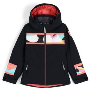 Spyder MILA-JACKET Dívčí lyžařská bunda, černá, veľkosť 14