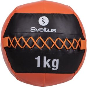 SVELTUS WALL BALL 1 KG Medicinbal, oranžová, veľkosť 1 KG