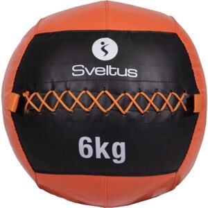 SVELTUS WALL BALL 6 KG Medicinbal, oranžová, velikost
