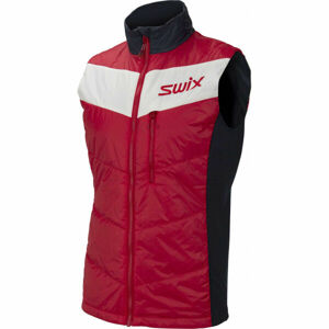 Swix SURMOUNT PRIMALOFT Pánská vesta, červená, veľkosť M