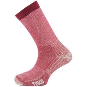 TEKO ECO HIKE 2.0 Outdoorové ponožky, červená, veľkosť 38-41