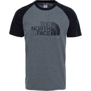The North Face S/S RAGLAN EASY TEE M tmavě šedá S - Pánské tričko