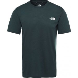 The North Face REAXION AMP CREW tmavě zelená XL - Pánské tričko