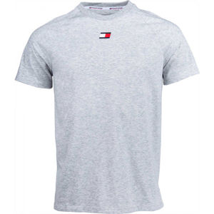 Tommy Hilfiger CHEST LOGO TOP Pánské tričko, šedá, velikost M