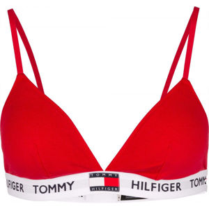 Tommy Hilfiger PADDED TRIANGLE BRA Dámská podprsenka, červená, velikost XS