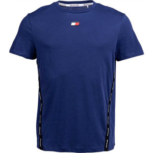 Tommy Hilfiger TAPE TOP modrá L - Pánské tričko