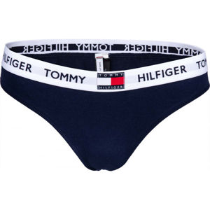 Tommy Hilfiger THONG Dámská tanga, Tmavě modrá, velikost L