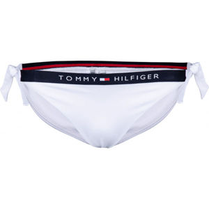 Tommy Hilfiger CHEEKY SIDE TIE BIKINI bílá XS - Dámský spodní díl plavek